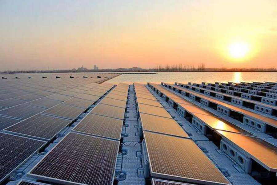 Rybársky projekt na jazere Baoying Sheyang – solárny hybridný projekt (Jiangsu)